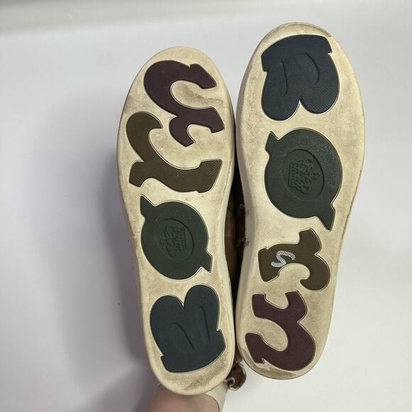 Born Sur Shoes Sneaker Men’s 8.5 Brown Luggage Leather Comfort Casual - Picture 9 of 10